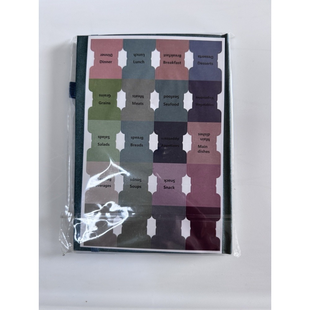 New Recipe Book to Write Your Own Recipes, Blank Cookbook Notebook with Tabs - Picture 2 of 6